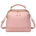 Bagvexa Pink Faux Leather Women’s Satchel Handbag
